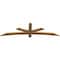 Ekena Millwork Alberta Smooth Timber Gable Bracket, Western Red Cedar, 72"W x 21"H x 1 1/2"D x 3 1/2"F, 7/12 Pitch GBW072X21X0204ALB00SWR - alternate 2